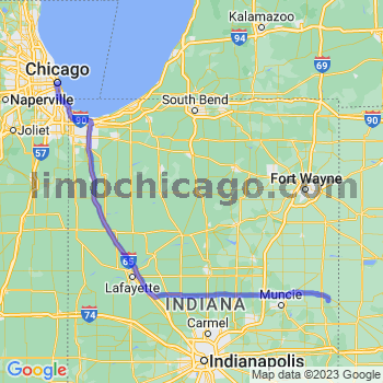 Travel from Saratoga to Chicago Loop Limousine service to Chicago Loop