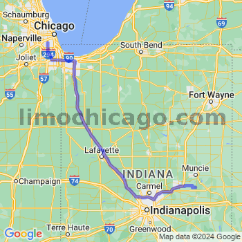 Travel from Springport to Midway airport Limousine service to Midway airport (MDW)