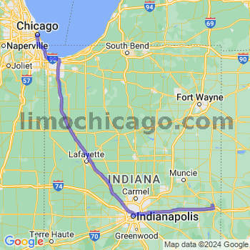 Travel from Webster to Chicago Loop Limousine service to Chicago Loop