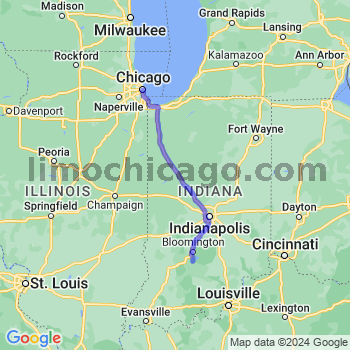 Travel from Harrodsburg to Chicago Loop Limousine service to Chicago Loop