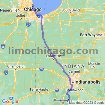 Travel from Helmsburg to Chicago Loop Limousine service to Chicago Loop