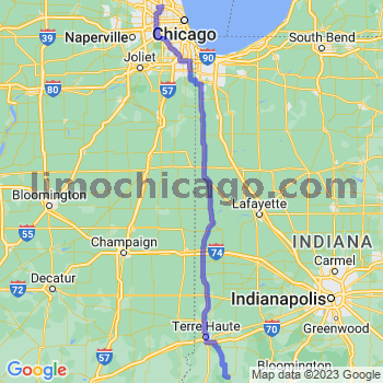 Travel from Jasonville to O'Hare airport Limousine service to O'Hare airport (ORD)