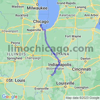 Travel from Koleen to Chicago Loop Limousine service to Chicago Loop