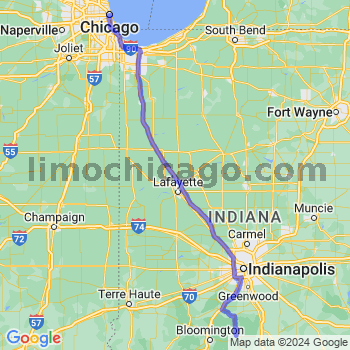 Travel from Nashville to Chicago Loop Limousine service to Chicago Loop