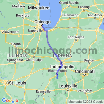 Travel from Oolitic to Chicago Loop Limousine service to Chicago Loop