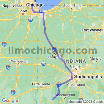 Travel from Worthington to Midway airport Limousine service to Midway airport (MDW)
