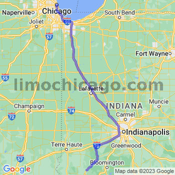 Travel from Worthington to Chicago Loop Limousine service to Chicago Loop