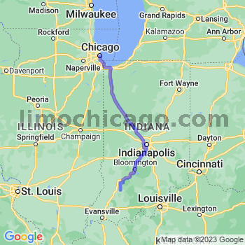 Travel from Cannelburg to Chicago Loop Limousine service to Chicago Loop