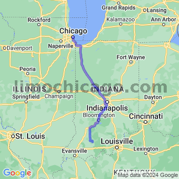 Travel from Dubois to Chicago Loop Limousine service to Chicago Loop