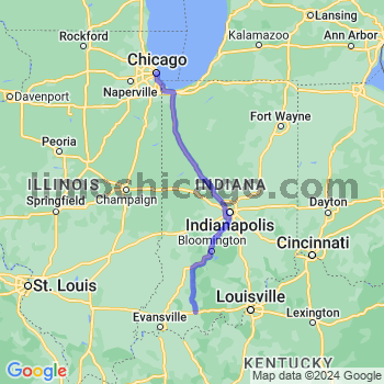 Travel from Ferdinand to Chicago Loop Limousine service to Chicago Loop