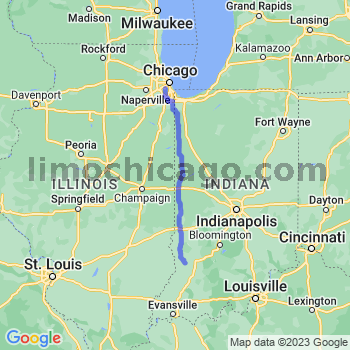 Travel from Freelandville to Midway airport Limousine service to Midway airport (MDW)