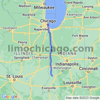Travel from Freelandville to Chicago Loop Limousine service to Chicago Loop
