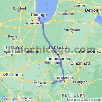 Travel from Leopold to Chicago Loop Limousine service to Chicago Loop