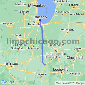 Travel from Plainville to Chicago Loop Limousine service to Chicago Loop