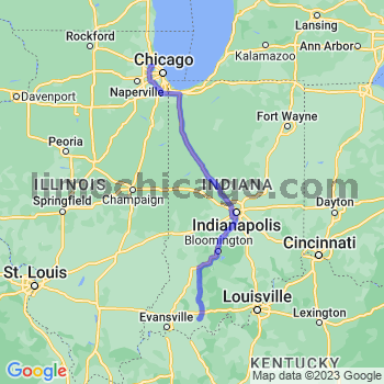 Travel from Santa Claus to O'Hare airport Limousine service to O'Hare airport (ORD)