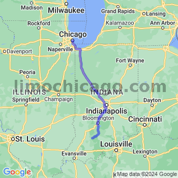 Travel from Shoals to Chicago Loop Limousine service to Chicago Loop