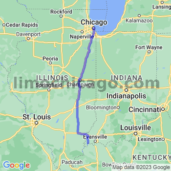 Travel from Mount Vernon to Chicago Loop Limousine service to Chicago Loop