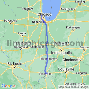 Travel from Buckskin to O'Hare airport Limousine service to O'Hare airport (ORD)