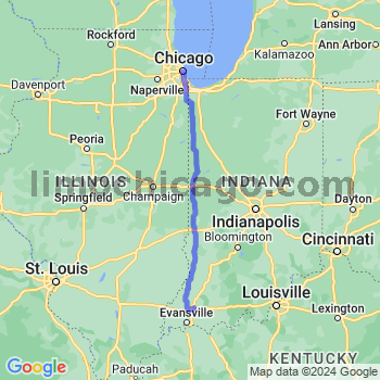 Travel from Buckskin to Chicago Loop Limousine service to Chicago Loop
