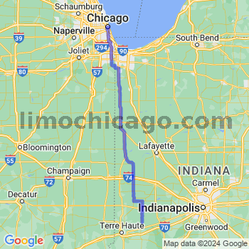 Travel from Carbon to Chicago Loop Limousine service to Chicago Loop