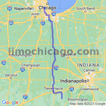 Travel from Clay City to Midway airport Limousine service to Midway airport (MDW)