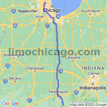 Travel from Coalmont to O'Hare airport Limousine service to O'Hare airport (ORD)