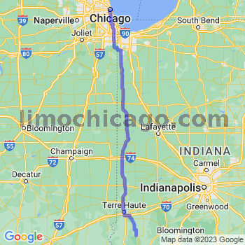 Travel from Coalmont to Chicago Loop Limousine service to Chicago Loop