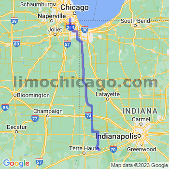 Travel from Harmony to Midway airport Limousine service to Midway airport (MDW)