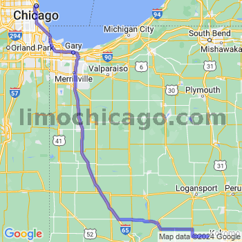 Travel from Judson to Chicago Loop Limousine service to Chicago Loop