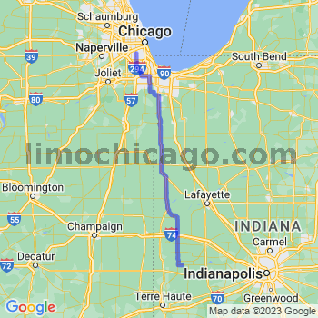 Travel from Marshall to Midway airport Limousine service to Midway airport (MDW)