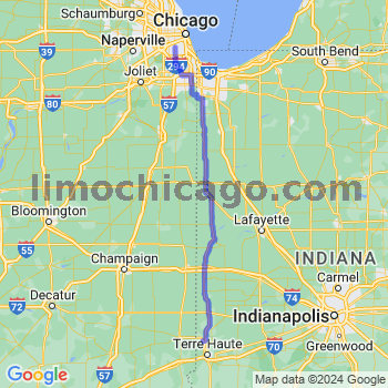 Travel from New Goshen to Midway airport Limousine service to Midway airport (MDW)