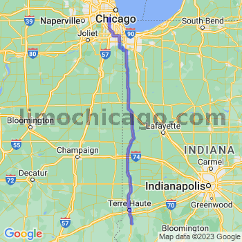 Travel from Pimento to Midway airport Limousine service to Midway airport (MDW)