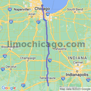 Travel from Pimento to Chicago Loop Limousine service to Chicago Loop