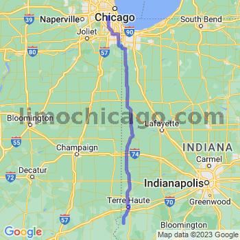 Travel from Prairie Creek to Midway airport Limousine service to Midway airport (MDW)