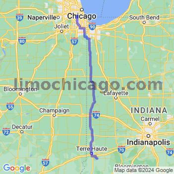 Travel from Riley to Midway airport Limousine service to Midway airport (MDW)