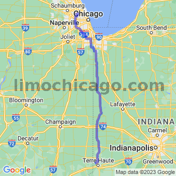 Travel from Saint Mary Of The Woods to O'Hare airport Limousine service to O'Hare airport (ORD)
