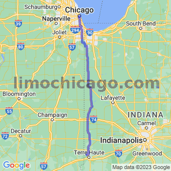 Travel from Saint Mary Of The Woods to Chicago Loop Limousine service to Chicago Loop