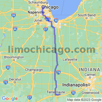 Travel from Seelyville to O'Hare airport Limousine service to O'Hare airport (ORD)