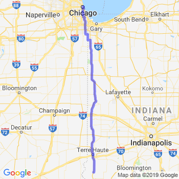 Travel from Shelburn to Chicago Loop Limousine service to Chicago Loop