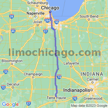 Travel from Shepardsville to Chicago Loop Limousine service to Chicago Loop