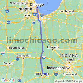 Travel from Staunton to Chicago Loop Limousine service to Chicago Loop