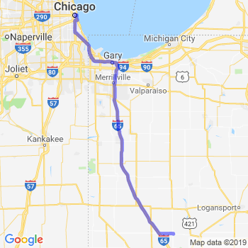 Travel from Brookston to Chicago Loop Limousine service to Chicago Loop
