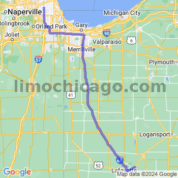 Travel from Buck Creek to Midway airport Limousine service to Midway airport (MDW)