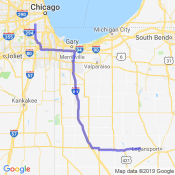 Travel from Burnettsville to Midway airport Limousine service to Midway airport (MDW)
