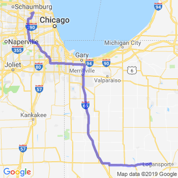 Travel from Burnettsville to O'Hare airport Limousine service to O'Hare airport (ORD)