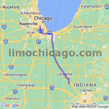 Travel from Clarks Hill to Midway airport Limousine service to Midway airport (MDW)