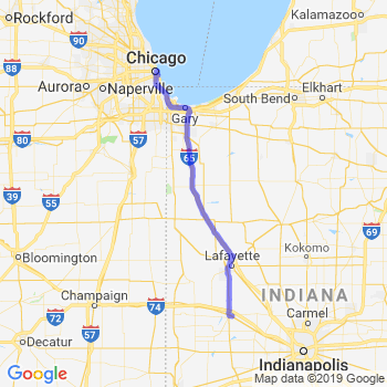 Travel from Crawfordsville to Chicago Loop Limousine service to Chicago Loop