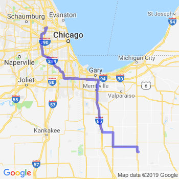 Travel from Francesville to O'Hare airport Limousine service to O'Hare airport (ORD)