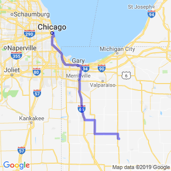 Travel from Francesville to Chicago Loop Limousine service to Chicago Loop
