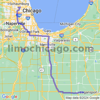 Travel from Idaville to O'Hare airport Limousine service to O'Hare airport (ORD)